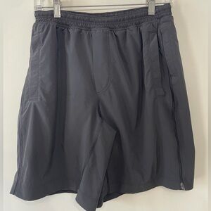 Lululemon Run Response Shorts 9” Lined Black Workout Athletic Gym Mens Sz L